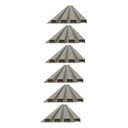 Ver imagem 5 de Painel Ripado de PVC 6 Barras de 2,70mX0,15cm Venda em (2,43m²) 