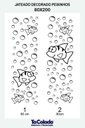 Ver imagem 1 de Adesivo Para Vidro Box Banheiro Jateado Decorado Peixinho Prova D'agua - 1,60 x 2,00m