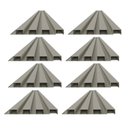 Ver imagem 5 de Painel Ripado de PVC 8 Barras de 2,70mX0,15cm Venda em (3,24m²)