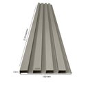 Ver imagem 4 de Painel Ripado de PVC 8 Barras de 2,70mX0,15cm Venda em (3,24m²)