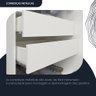 Guarda-roupa Casal 3 Portas 1 Porta Espelhada Milão Yescasa 100% MDF - 9