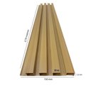 Ver imagem 5 de Painel Ripado de PVC 8 Barras de 2,70MX15CM (3,24m²) Bariri