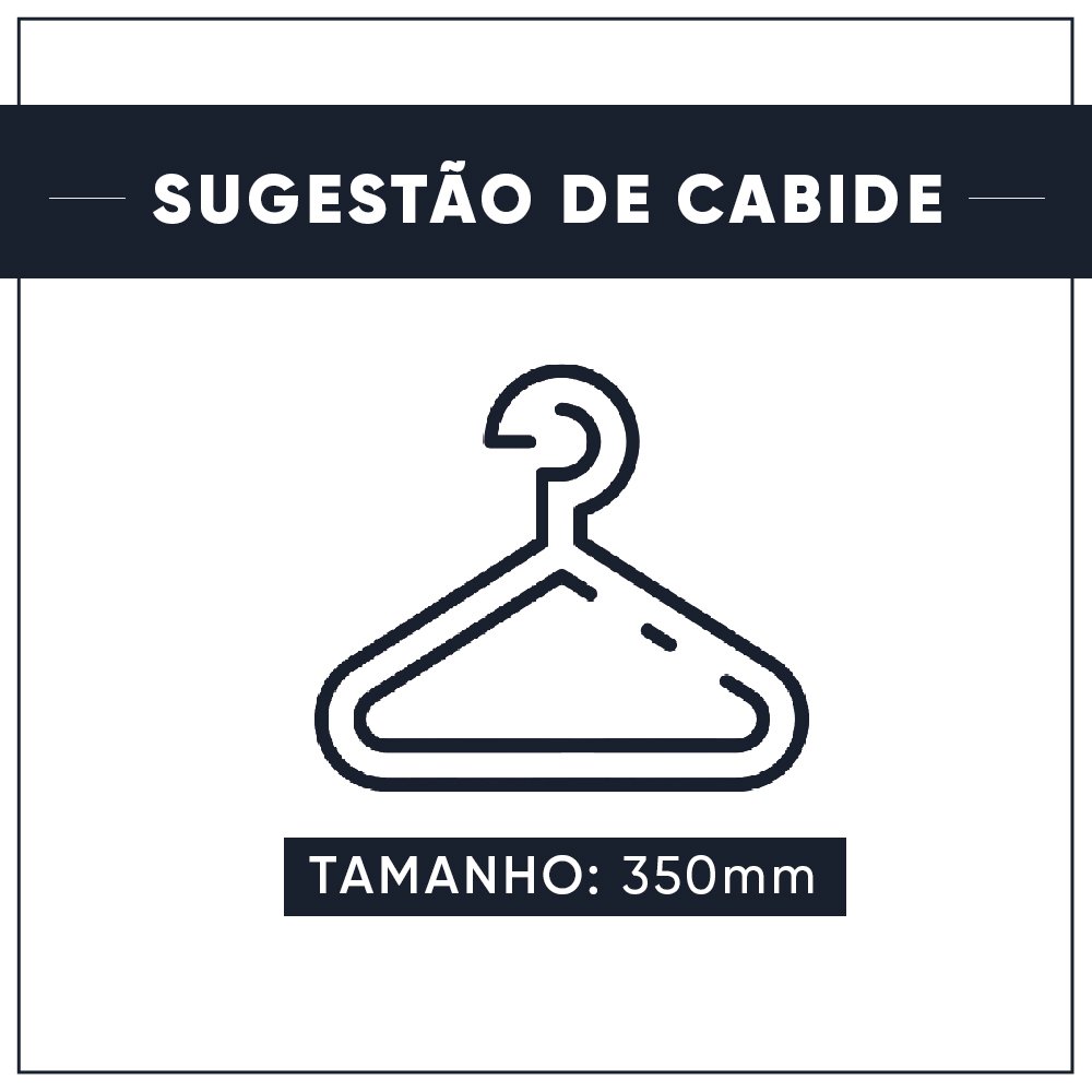 Guarda-roupa Casal 3 Portas 1 Porta Espelhada com Pés Milão Yescasa - 12