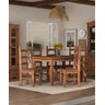 Conjunto Sala de Jantar 1 Mesa  Retangular + 6 Cadeiras Acapulco 100% Madeira maçiça  - 1