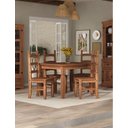 Ver imagem 1 de Mesa 120 Cm com 4 Cadeiras Sala de Jantar 100% Madeira Maciça