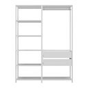 Ver imagem 6 de Armário Multiuso de Lavanderia Modulado 135cm 2 Peças Multimóveis Mp5058 Branco