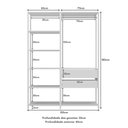 Ver imagem 7 de Armário Multiuso de Lavanderia Modulado 135cm 2 Peças Multimóveis Mp5058 Branco