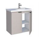 Ver imagem 2 de Gabinete para Banheiro em Madeira com Lavatório Aster 60