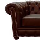 Ver imagem 4 de Poltrona Maísa 125cm Couro Capuccino - Sallar Home