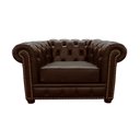 Ver imagem 1 de Poltrona Maísa 125cm Couro Capuccino - Sallar Home