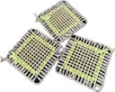 Ver imagem 3 de Kit 4 Peças Descanso de Panela Esteira Sisal Amarelo Neon