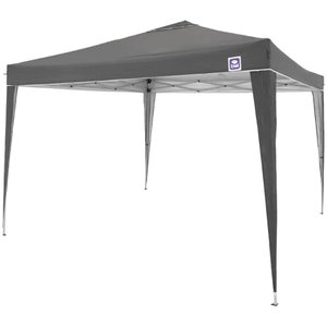 Tenda Gazebo 3x3 Dobrável Cinza Sanfonada 330800 Bel