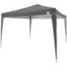 Tenda Gazebo 3x3 Dobrável Cinza Sanfonada 330800 Bel - 1