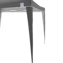 Ver imagem 4 de Tenda Gazebo 3x3 Dobrável Cinza Sanfonada 330800 Bel