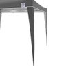 Tenda Gazebo 3x3 Dobrável Cinza Sanfonada 330800 Bel - 4