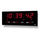 Ver imagem 2 de Relógio de Parede Super Led Digital Temperatura Calendário Semana Alarme