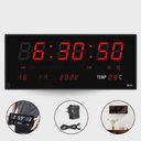 Ver imagem 4 de Relógio de Parede Super Led Digital Temperatura Calendário Semana Alarme