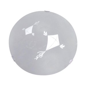 LUMINÁRIA PLAFON REDONDO MINI 25CM 25CM PIPAS BRANCO - 1304 MINI BR