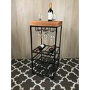 Ver imagem 3 de Carrinho Adega Ferro e Madeira P