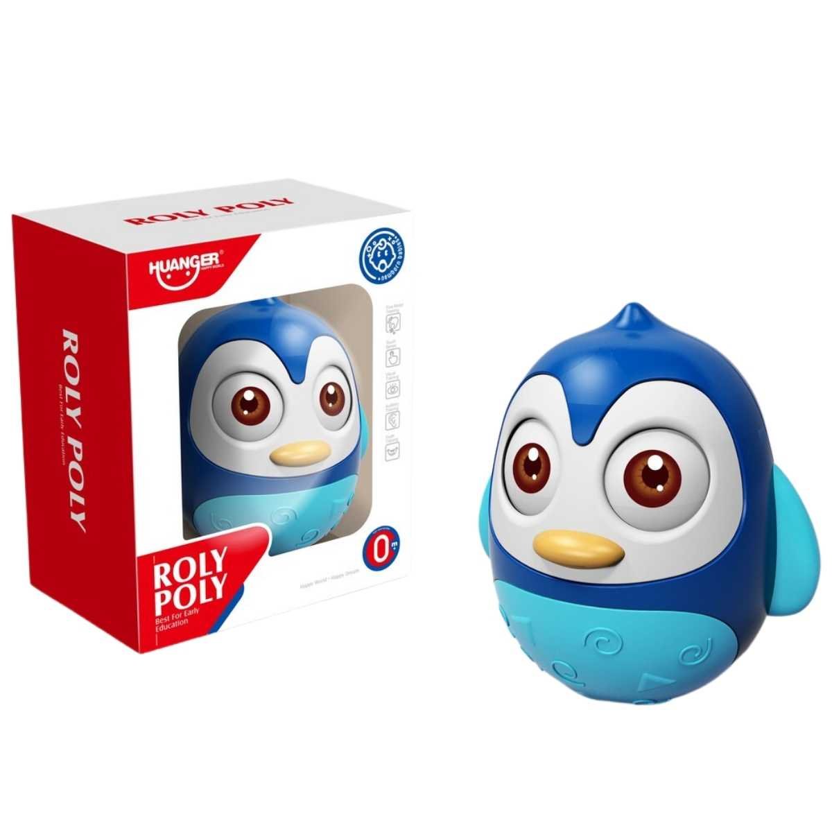 Brinquedo Bebê Educativo Criança Menina Roly Poly Azul ou Rosa