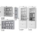 Ver imagem 4 de Cozinha Completa Americana 14 Peças (3 Armários + 4 Balcões + 1 Paneleiro + 6 Complementos) C14P01 B