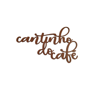 Cantinho do Café 7 em Mdf 3mm Natural