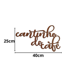 Cantinho do Café 7 em Mdf 3mm Natural - 2