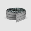 Ver imagem 2 de Rpdol 23-painel Ripado Eva Laminado Autocolante 10cm Play Cinza | Valor do Metro