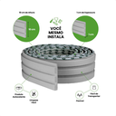 Ver imagem 5 de Rpdol 23-painel Ripado Eva Laminado Autocolante 10cm Play Cinza | Valor do Metro