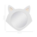 Ver imagem 2 de Espelho Decorativo Infantil 43x44cm Raposa Branco