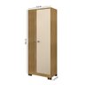 Armário Multiuso para Área de Serviço 2 Portas Stella I01 Carvalho Off White Clique Chique - 3