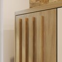 Ver imagem 6 de Armário Multiuso para Área de Serviço 2 Portas Stella I01 Carvalho Off White Clique Chique