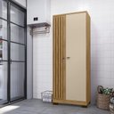 Ver imagem 2 de Armário Multiuso para Área de Serviço 2 Portas Stella I01 Carvalho Off White Clique Chique