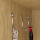 Ver imagem 4 de Armário Multiuso para Área de Serviço 2 Portas Stella I01 Carvalho Off White Clique Chique