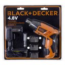 Ver imagem 6 de Parafusadeira 1/4 4.8V KC4815B BR Bivolt Black Decker