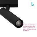 Ver imagem 5 de Spot Snello 5w 3000k Preto - New Line