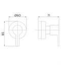 Ver imagem 2 de Kit 3 Acabamentos para Registro Gali Docol