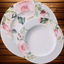 Ver imagem 2 de Jogo Pratos Raso e Fundo 16pçs 8 Pessoas Ornatta Tramontina