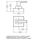 Ver imagem 2 de Kit 3 Acabamentos para Registro Gaveta 1 1/2 e 1 1/4 Breezy Docol