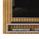 Ver imagem 6 de Painel para Tv 55 Pol Ripado 134 Cm Ripe Cedro Bali Dj Moveis