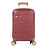 Conjunto com 3 Malas para Viagem + Frasqueira Cor Vinho Polo King - Luxcell - 10226 - 2