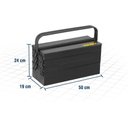 Ver imagem 3 de Caixa de Ferramenta Vonder Metalica C/7 Gavetas 50x19x24