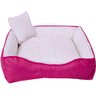 Cama para Pet Cães e Gatos Sherpa Porte Medio Pink - 2