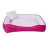 Cama para Pet Cães e Gatos Sherpa Porte Medio Pink - 1
