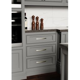 Puxador IL 2092 - Dourado Fosco - 192MM - 2