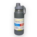 Ver imagem 1 de Garrafa Térmica Tr-017 800ml - Duplamente Isolada a Vácuo, Base Emborrachada Anti Derrapante:Cinza