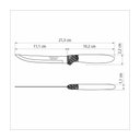 Ver imagem 6 de Kit 6 Faca Churrasco Tramontina Ipanema Inox Preto 5