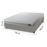 Cama Box Casal Colchão Espuma D33 Pillow Top 138x188x57cm Millenium Hellen - 3