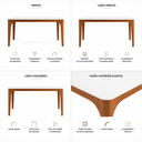 Ver imagem 5 de Mesa Sala Jantar Marrackesh 6 Lugares 135cm Design Moderno