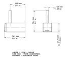 Ver imagem 2 de Kit 3 Cabides de Metal para Banheiro Prime Chrome Docol